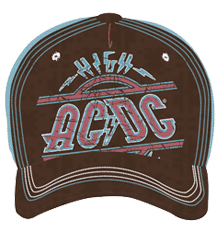 BROWN BLUE GIRLS CAP