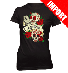 SKULLS AND ROSES
