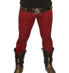 RED LEOPARD LEGGINGS